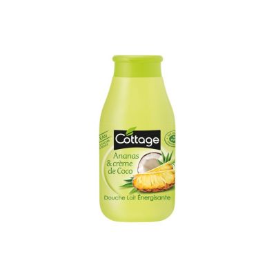 Gel Douche Crème Ananas et Coco Cottage 750 ml