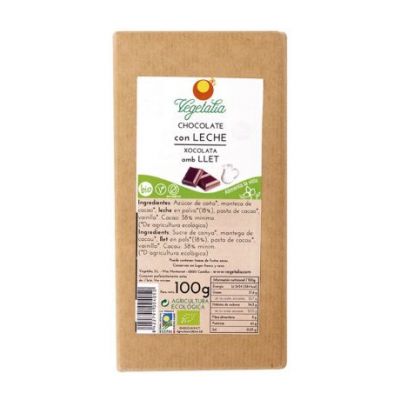 Chocolate con Leche Bio 100g Vegetalia