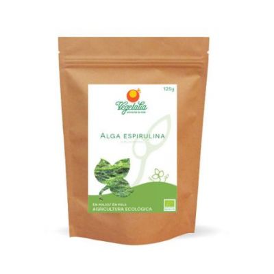 Alga Espirulina Polvo Bio 125g Vegetalia