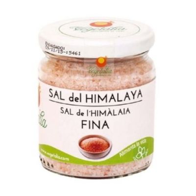 Fine Pink Himalayan Salt Vegan Jar 250g Vegetalia
