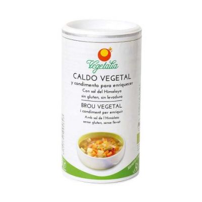 Vegetable Broth Powder Without Yeast Gluten Free Bio Vegan 350g Vegetalia