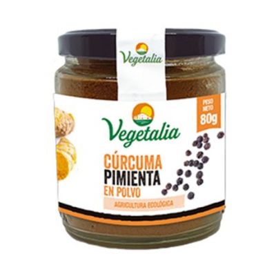 Curcuma y Pimienta Negra Polvo Eco 80g Vegetalia