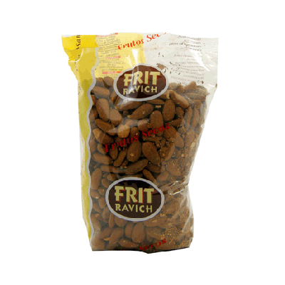 Roasted Almonds with Skin and Salt 1kg Fs Frit Ravich