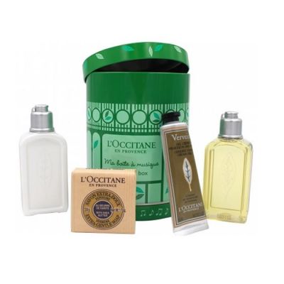L' Occitane Crema De Manos Verbena 30Ml Caja De Música Set 4 Piezas 2019