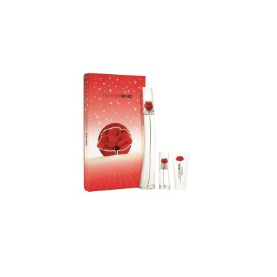LOTE FLOWERBYKENZO EDP 50ML + EDP 15ML + BODY MILK 50ML