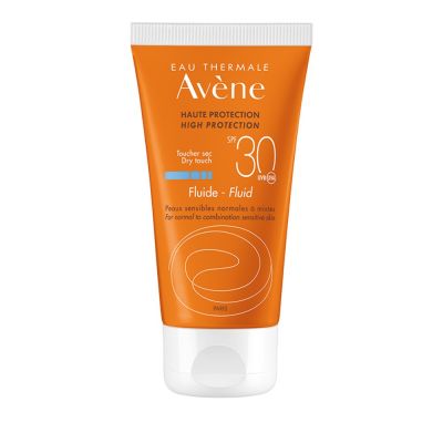 Solaire Haute Protection Fluide Toucher Sec Spf30 50 Ml