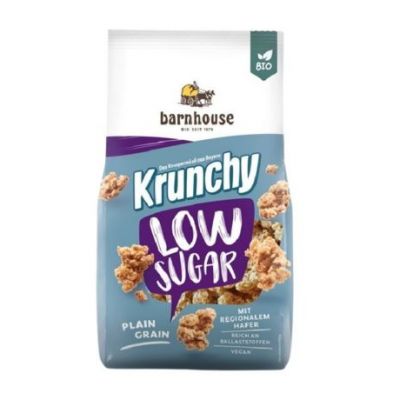 Krunchy Oatmeal Muesli Low in Sugar Organic 375g Barnhouse
