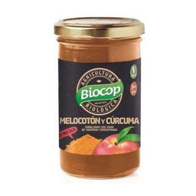Compota Melocoton SinGluten Bio Vegan 365g Biocop