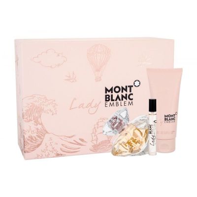 Gift Set Lady Emblem For Women 75 Ml Edp Natural Spray + 7.5 Ml Edp Natural Spray + 100 Ml Body Lotion