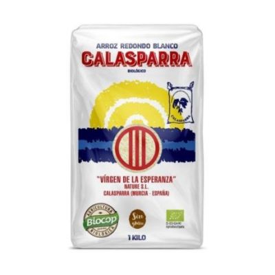 Riso Tondo Bianco Senza Glutine Biologico Calasparra 1kg