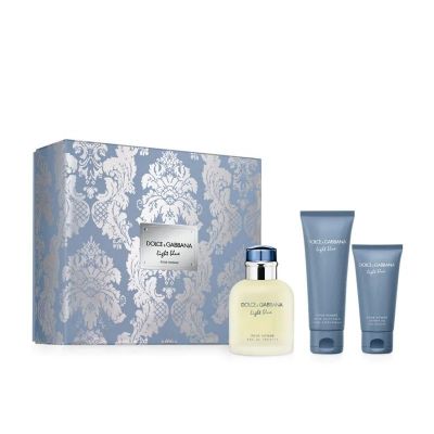 Lote Dolce & Gabanna Light Blue Pour Homme Edt 125Ml + After Shave Balm 75Ml + Shower Gel 50Ml