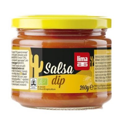 Salsa Dip Chili Tortillas Chip Bio 260g Lima