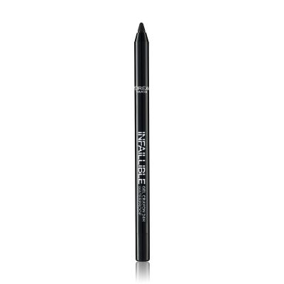 Infaillible Gel Crayon Yeux 01 Back To Black
