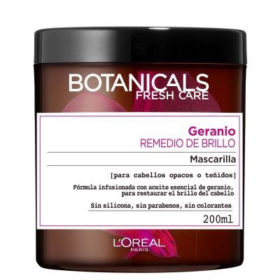 Botanicals Mascarilla Remedio De Brillo Geranio 200 Ml