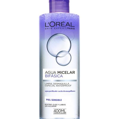 Agua Micelar BifÃ¡sica Piel Sensible Flores Delicadas 400 Ml