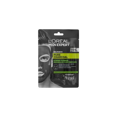 Men Expert Pure Charcoal Tissue Mask 28Gr