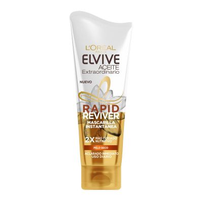 Elvive Rapid Reviver Mask Pelo Seco Aceite Extraordinario 180Ml