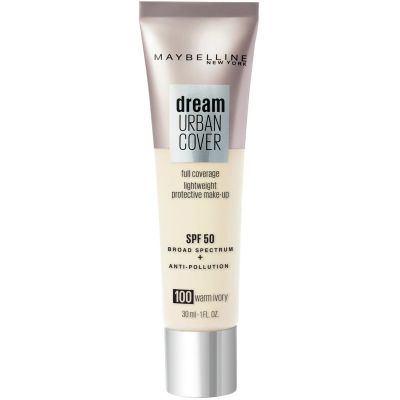 Dream Urban Cover Full Coverage Spf50 #100-Warm Ivory 30 Ml