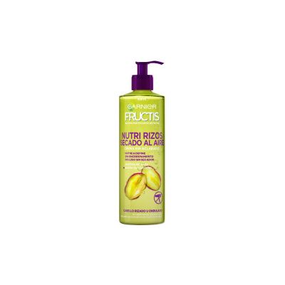 Fructis Nutri Nutri Rizos Secado Al Aire Crema Sin Aclarado 400 Ml