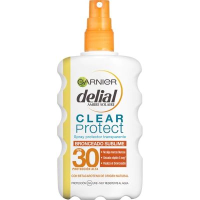 Delial Clear Protect Bronceado Sublime Spray Protector Solar Transparente Cuerpo SPF30 200Ml