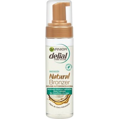 Delial Mousse Autobronceadora Con Agua De Coco Hidratante 200 Ml