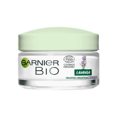 Garnier Bio Crema Anti - Edad Noche  Aceite Esencial Lavanda Ecológico Y ojoba Ecológico 50 Ml