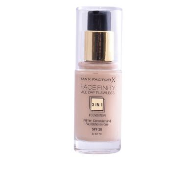FACEFINITY ALL DAY FLAWLESS 3 IN 1 foundation #55-beige