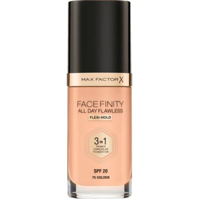 Facefinity All Day Flawless 3 In 1 Foundation #75-Golden