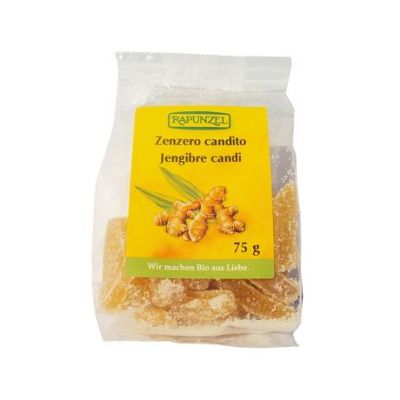 Jengibre Candi Confitado Bio 75g Rapunzel