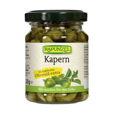 Alcaparras en Aceite de Oliva Bio 120g Rapunzel