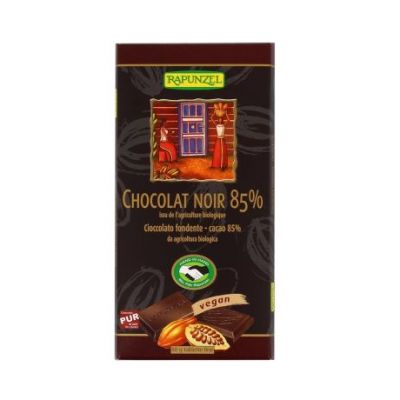 Chocolate 85 Cacao Bio Vegan 80g Rapunzel