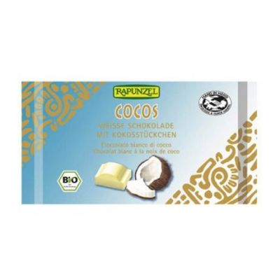 Snack de Chocolate Blanco con Coco Bio 100g Rapunzel
