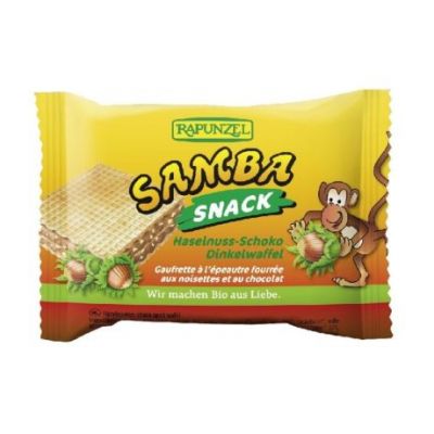 Wafer Al Cioccolato E Nocciole Samba 25g Rapunzel