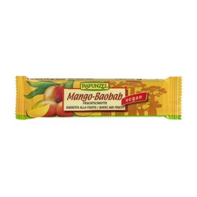 Barritas Mango-Baobab Vegan 1caja 25udsx40g Rapunzel
