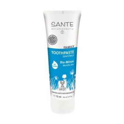 Dentifricio alla Menta con Fluoruro Organico 75ml Sante