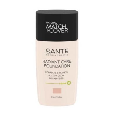 Maquillaje Fluido Mineral Mate 03 Neutral Beige Vegan Bio 30ml Sante