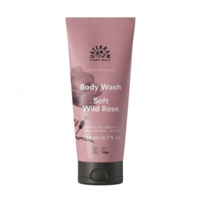 Solft Wild Rose Bath Gel 200ml Urtekram