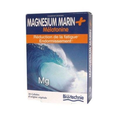 Marine Magnesium Melatonin 30caps Biover