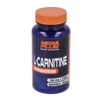 Chewable L-Carnitine 750Mg Gluten Free 50comp Megaplus