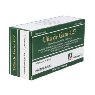 Uña de Gato 300Mg 100caps Fharmocat Gandia