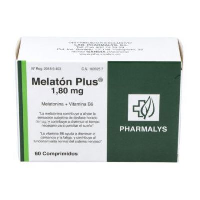 Melaton Plus Melatonina 1.8Mg 60comp Pharmalys