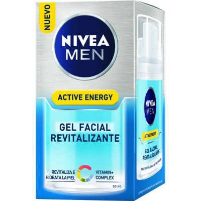 Men Skin Active Energy Gel Facial Revitalizante 50 Ml