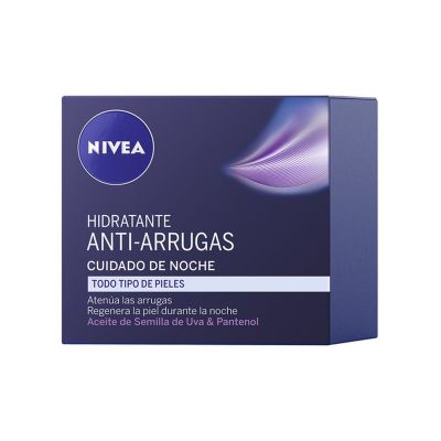 Nivea. hidratante. anti-arrugas. cuidado de noche