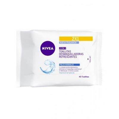 Nivea Toall Desmaq Pnm 2X1 20+20U