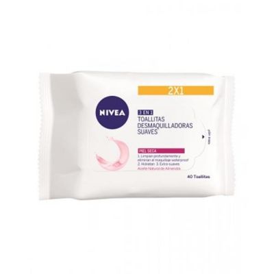Nivea Toall Desmaq Pss 2X1 20+20U