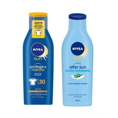 Nivea Set 2 Piezas After Sun 400 Ml+ Loción SPF 30 200 Ml