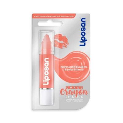Liposan Crayon Hidratación & Color Intenso #Hot Coral 3 Gr