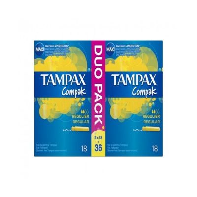 Tampax Compak Regular 2X18 Unidades
