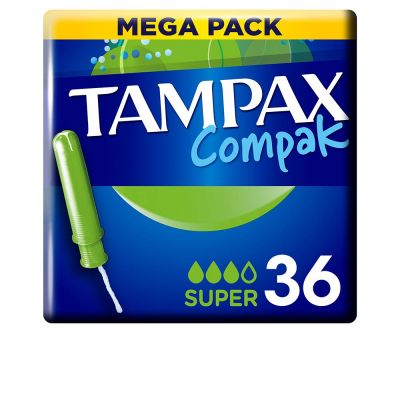 TAMPAX COMPAK super tampon 36 unités