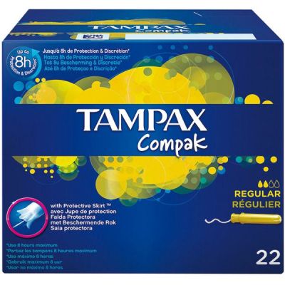 Tampax Compak Regular 22 Unidades